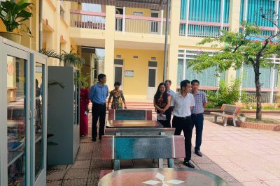 TRƯỜNG TIỂU HỌC THANH CHÂU ĐÓN ĐOÀN ĐÁNH GIÁ HOẠT ĐỘNG THƯ