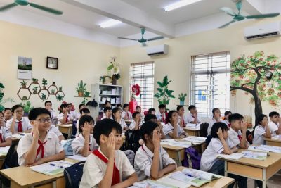 Trường Tiểu học Thanh Châu đã tuyên truyền tới học sinh về “Nói không với bạo lực học đường – Xây dựng một tình bạn đẹp.”